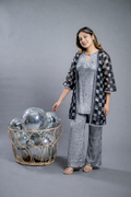 Moonlight kurta set with jacket