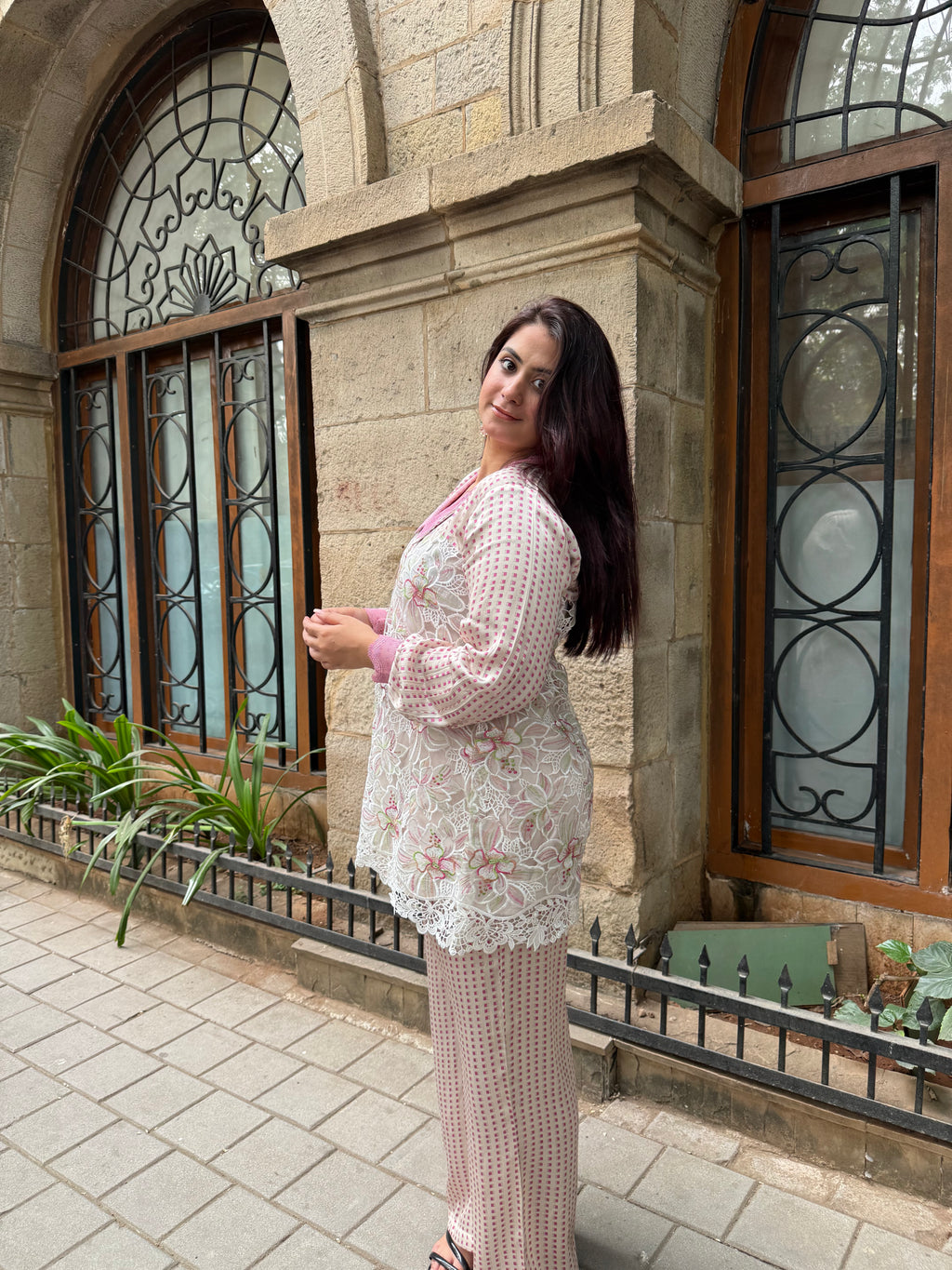 Lilac Meadow Kurta Set