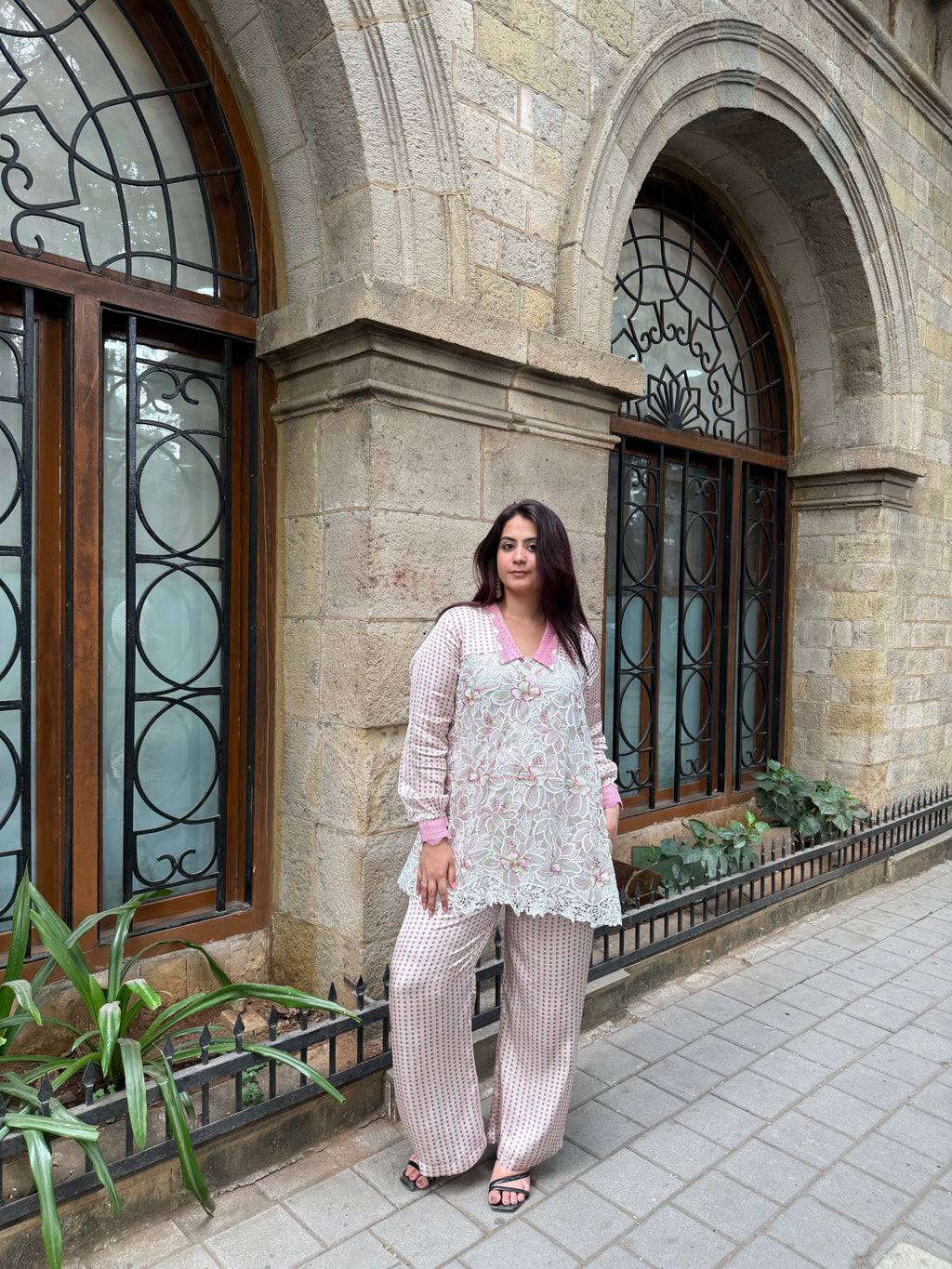 Lilac Meadow Kurta Set