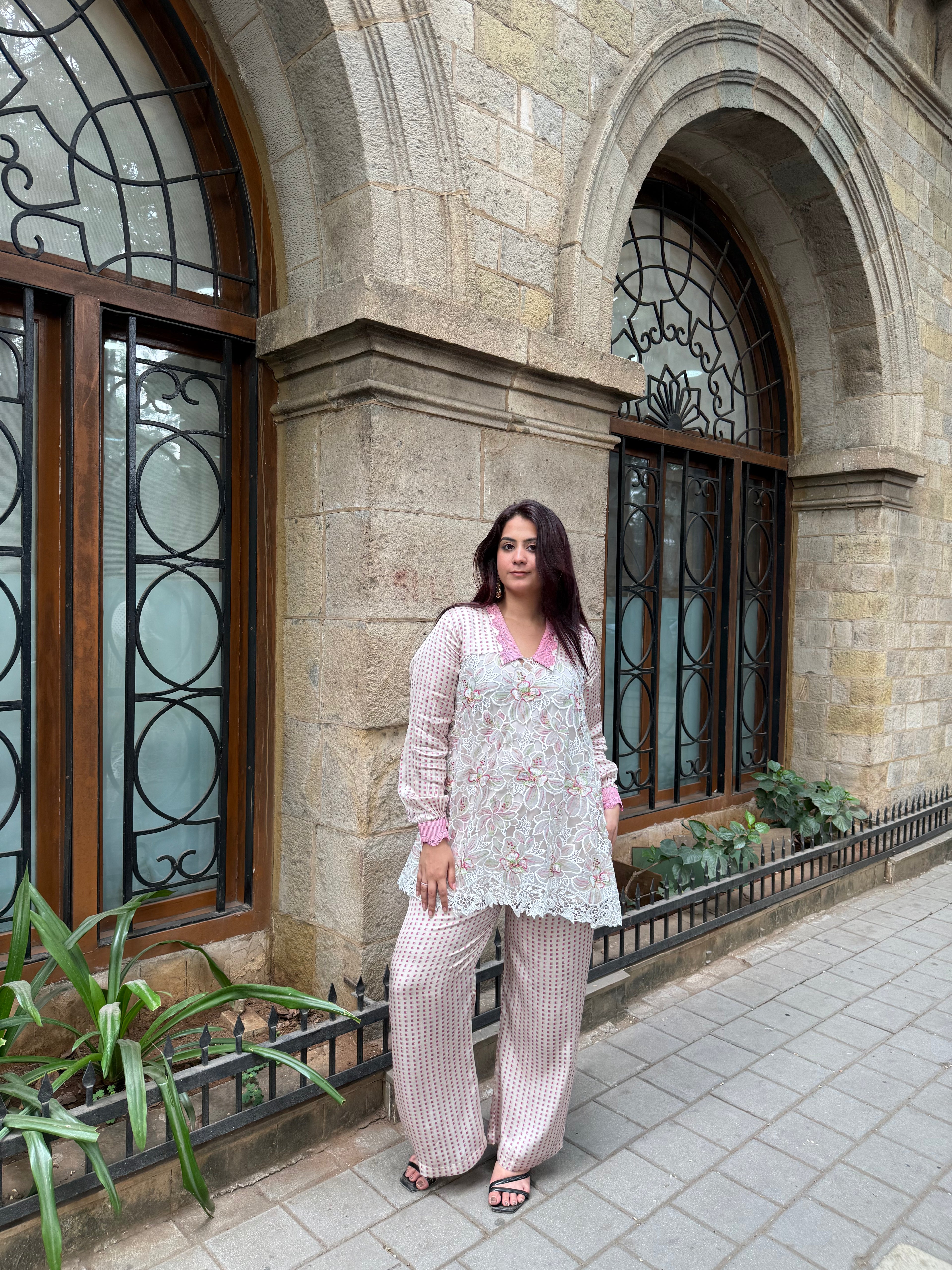 Lilac Meadow Kurta Set