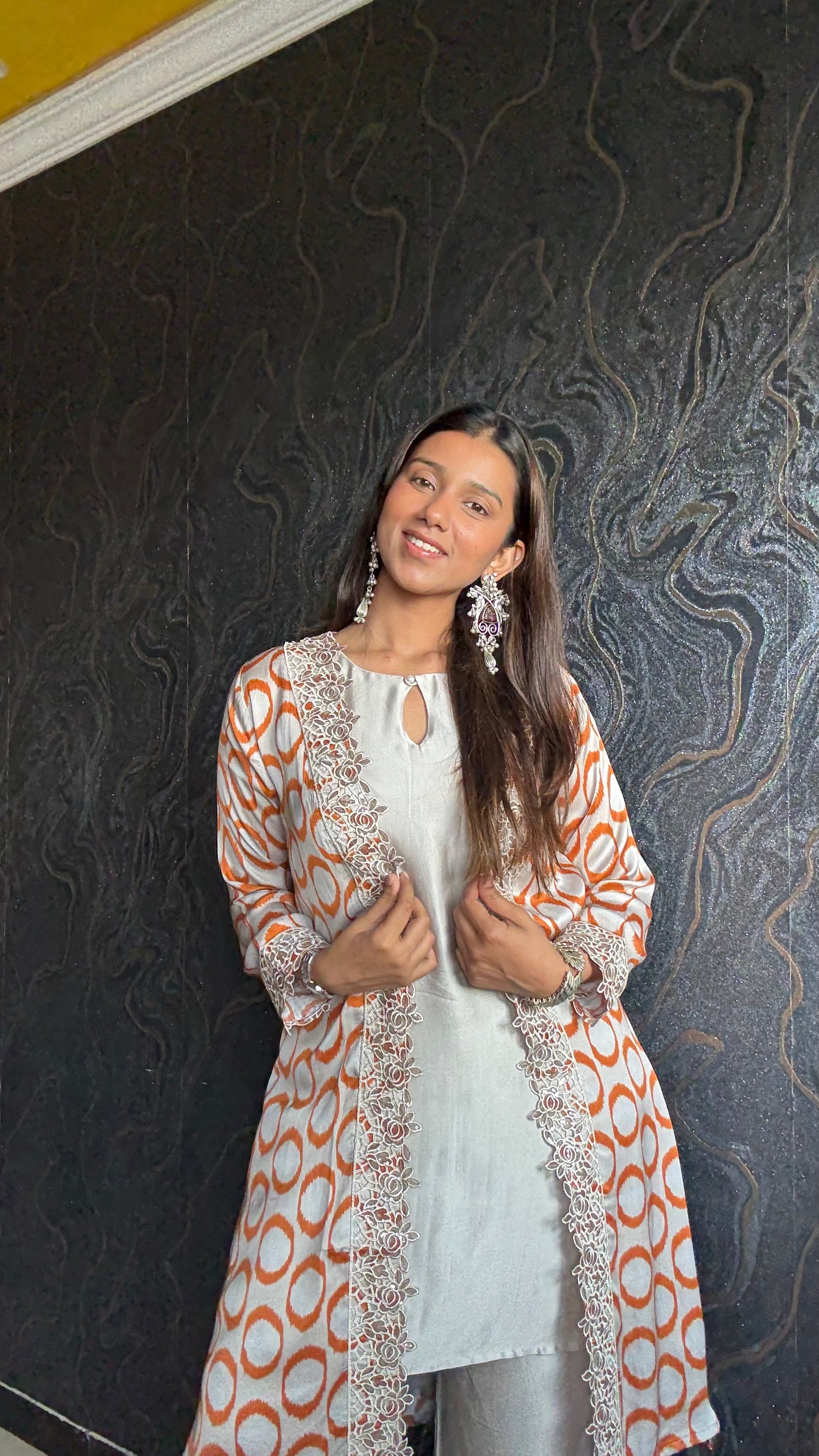 Rosewater Pearl Embroidered Set