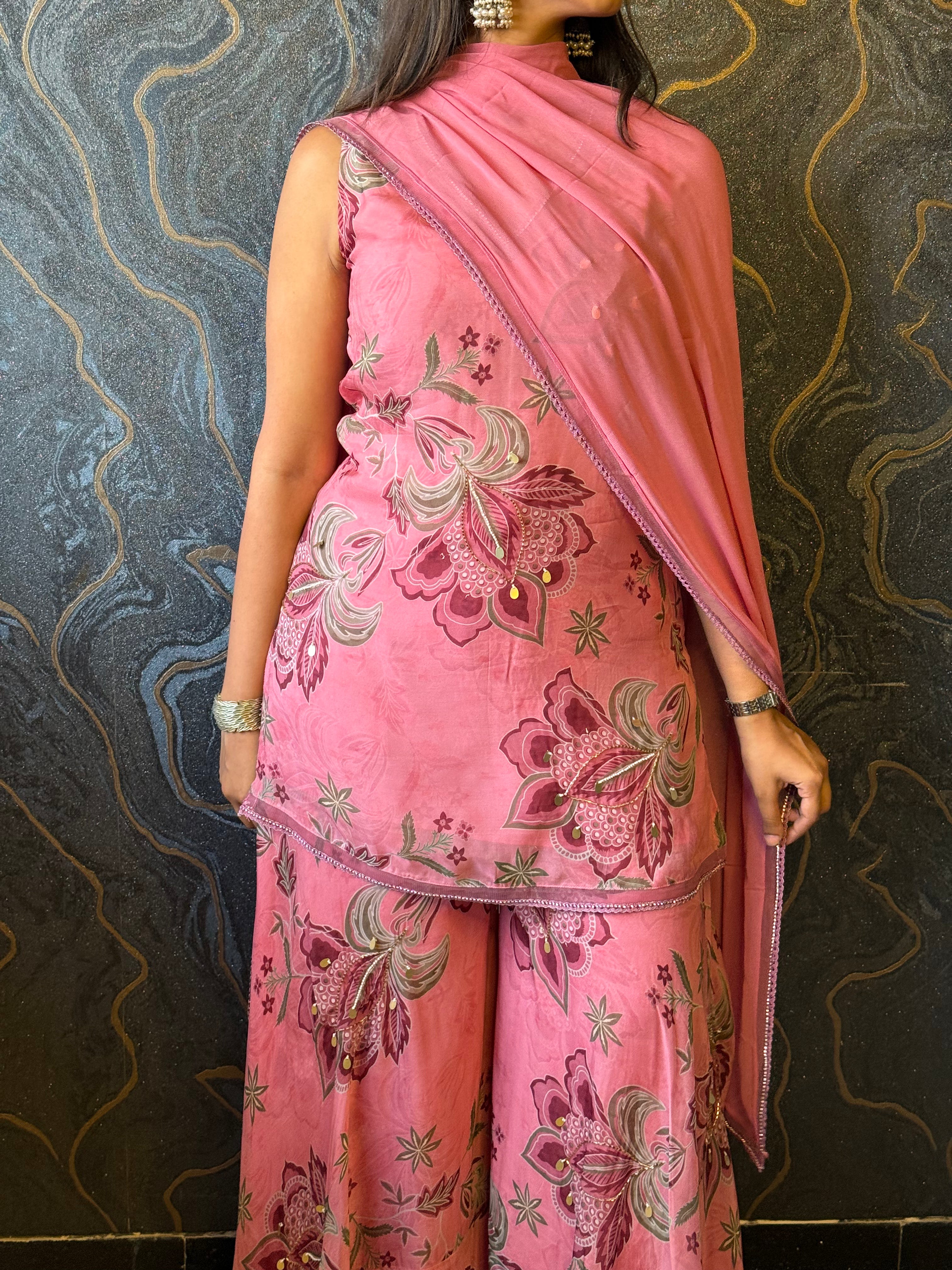 Blush Grace Cutwork Shalwar Suit