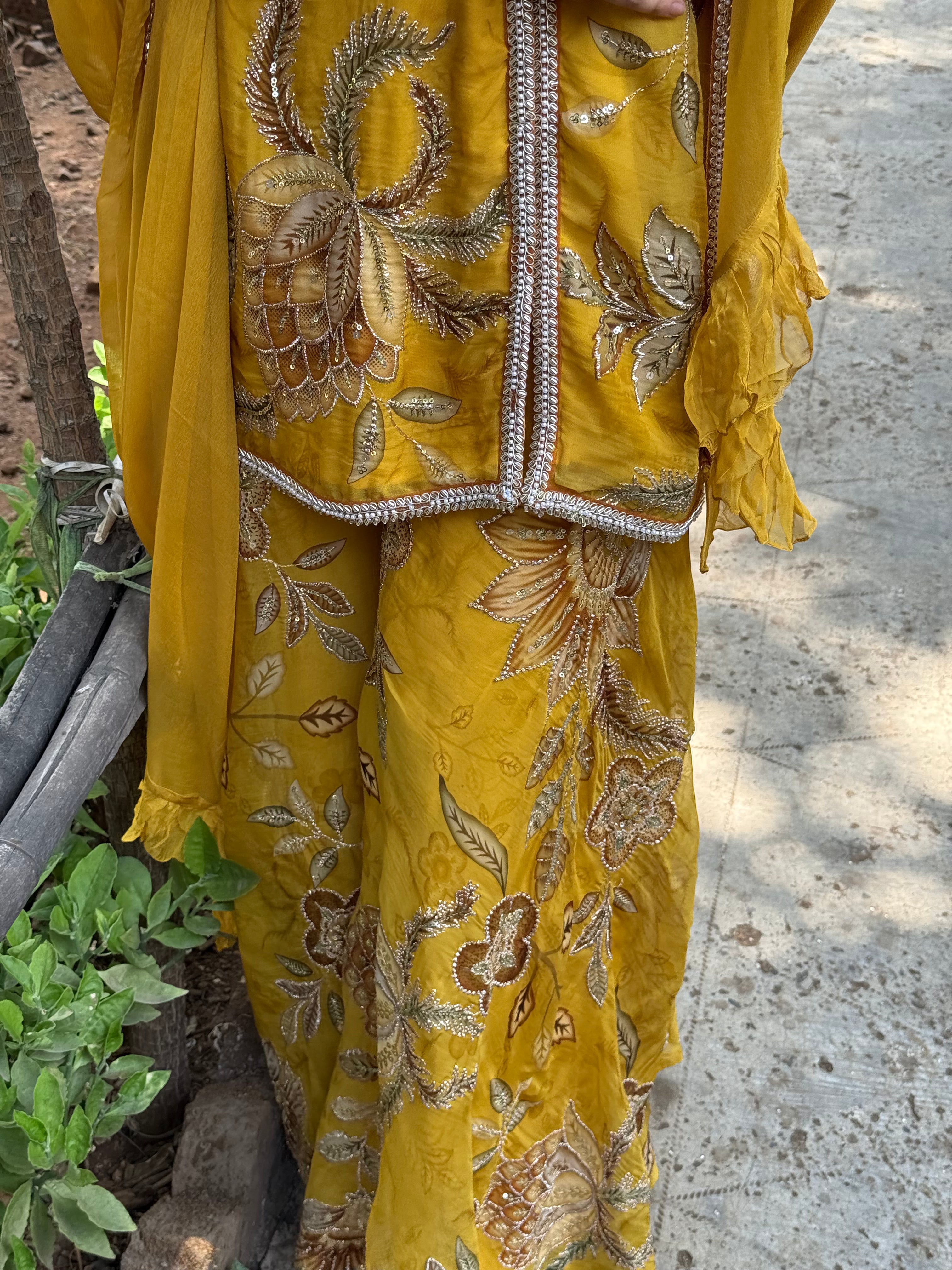 Sunflower Pearl Kurta With Shalwar