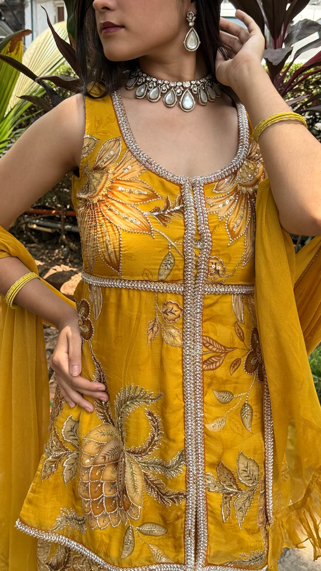 Sunflower Pearl Kurta With Shalwar