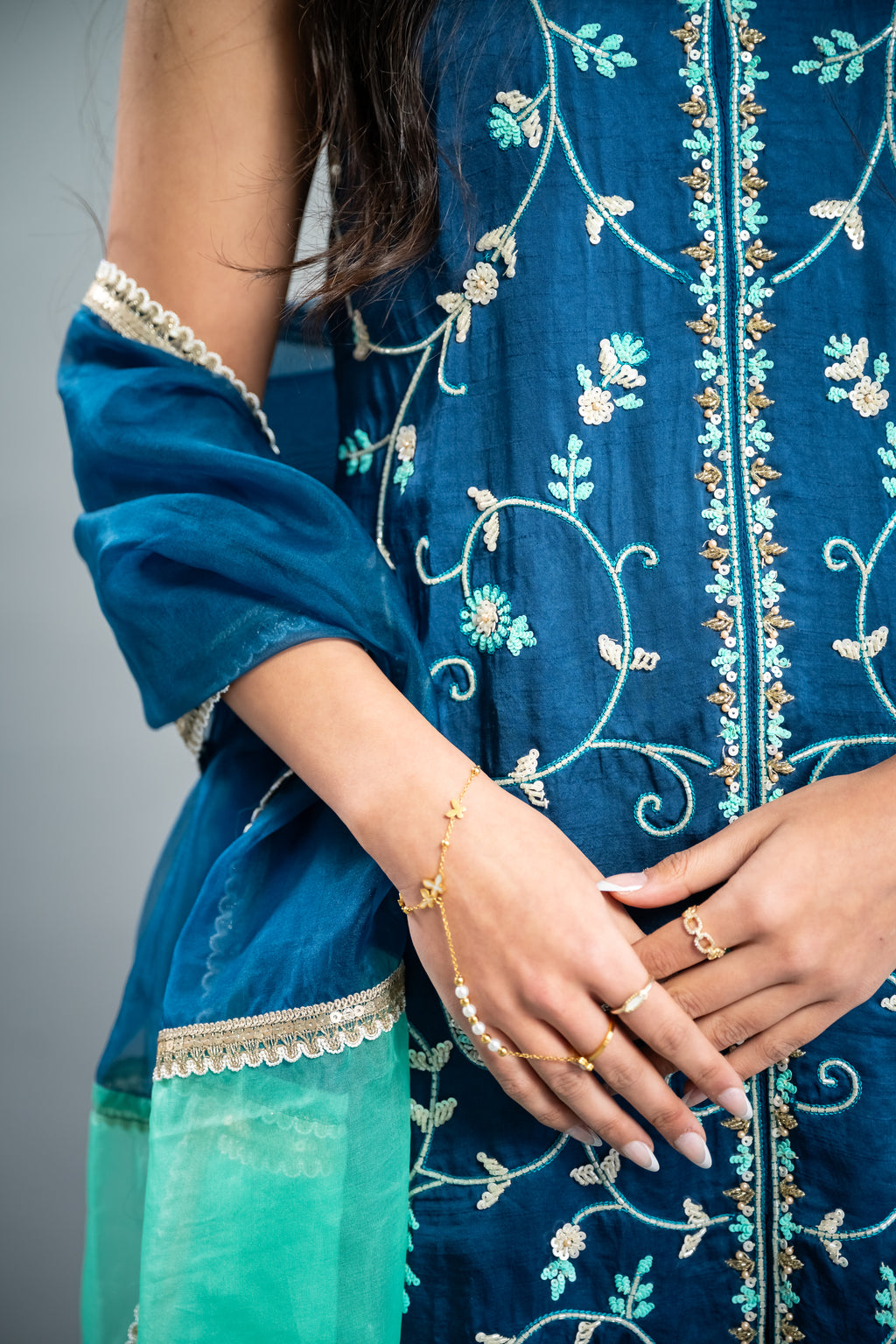 Azure Blue Kurta Set