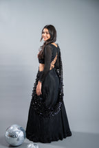 Midnight Pearl Embroidered Ensemble