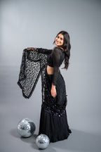 Midnight Pearl Embroidered Ensemble