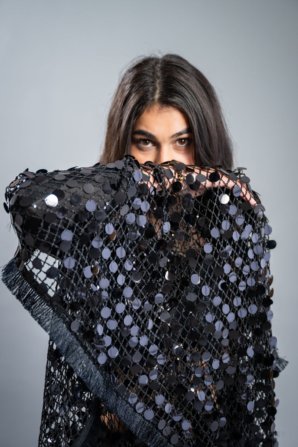 Midnight Pearl Embroidered Ensemble