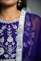 Amethyst Bloom Tunic Set