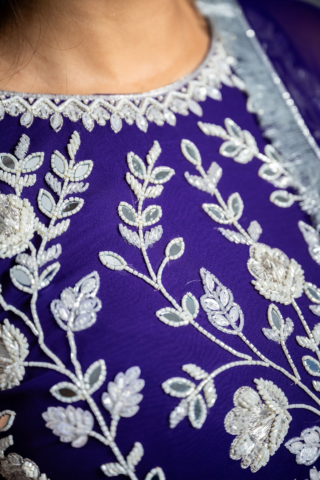 Amethyst Bloom Tunic Set