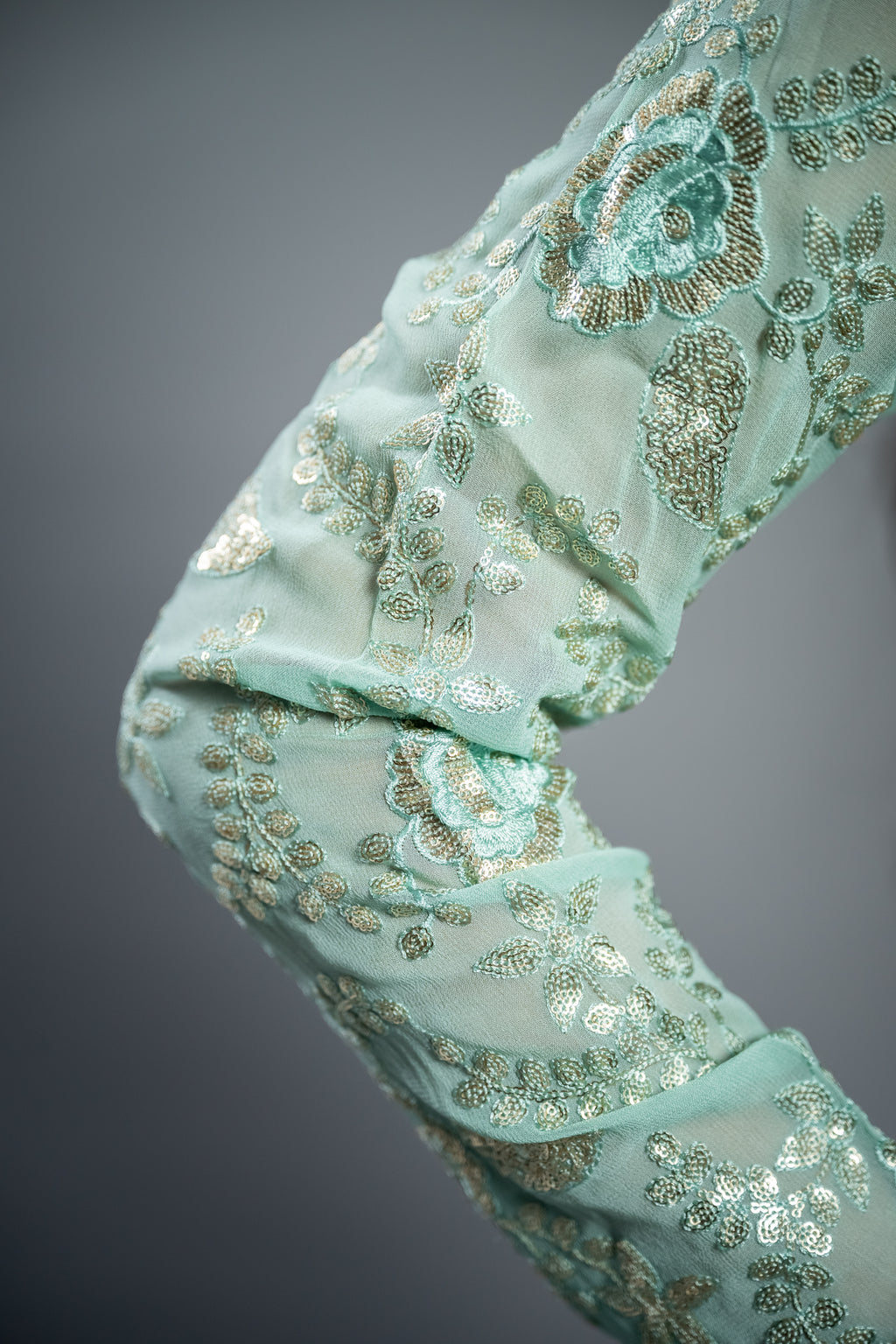 Sunset Glow Embroidered Ensemble