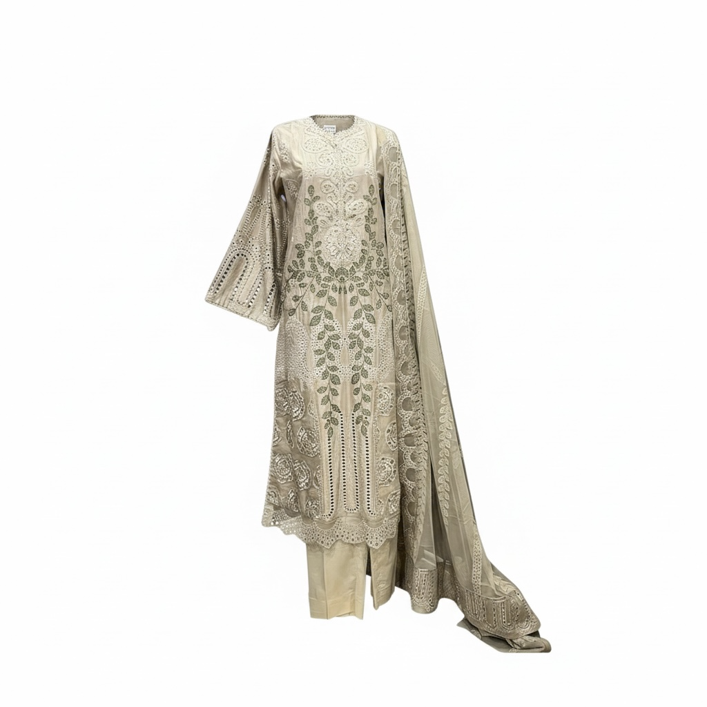 Snowdrop Embroidered Kaftan